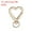 Gold, variant on Uxcell Heart Shape Swivel Buckles, Zinc Alloy Spring Snap Keychain Clip Hanging Snap Hooks for DIY Crafts Key Chains Bag Purse Gold