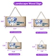 thumbnail image 5 of Maltese Proud Dad Happy Father's Day Landscape Wood Sign Maltese Dog Lover Gifts Idea Hanging Wall Home Decor - 02008, 5 of 5