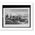thumbnail image 2 of Historic Framed Print, Branding cattle on the prairies of Texas - mirage in the background.from a sketch by James E. Taylor., 17-7/8" x 21-7/8", 2 of 9