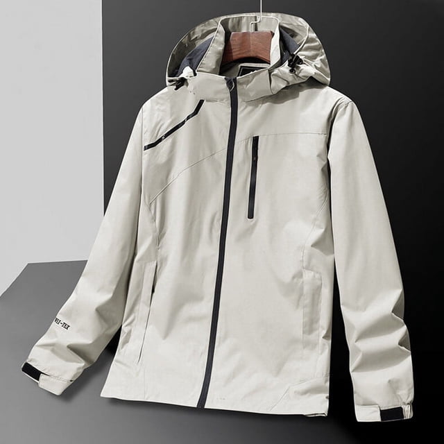Chaqueta de pareja transpirable impermeable a prueba de viento de una sola capa para deportes al aire libre para hombres de ropa de asalto
