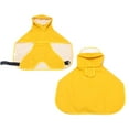 thumbnail image 1 of Xiao Hua Chubasquero impermeable para perros, ropa ligera para la lluvia con capucha tipo poncho (XL, amarillo), 1 of 4