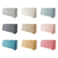 thumbnail image 3 of Billuyoard Comodidad y estilo, funda para cabecera de cama, para un ambiente relajante de dormitorio, funda para cabecera de cama Decoración del hogar gris claro, 3 of 6