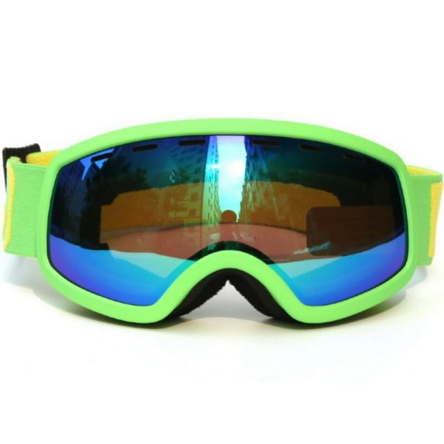 Kid Ski Goggles Double Layers UV400 Anti-fog For Children UV400 Anti-fog Glasses Skiing Girls Boys Snowboard Large Spherical Child Goggles
