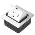 thumbnail image 4 of Floor Electrical Outlet, EU Standard Embedded Floors Socket  Sealing  For Shopping Malls For Office Slow Pop Up, 4 of 8