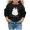 00-Black580, variant on Little Girl's Cat Graphic Sweatshirt Long Sleeve Sweatshirts Sweat Tops Soft Sweatshirts,Red
