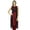 Maroon, variant on Bimba Long Straight Kurta Designer Lace Detail Kurti Chic Dress Custom Clothing