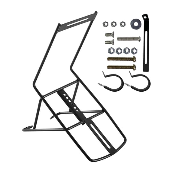 funtasica Front Rack Bike Front Carrier Rack Equipment Luggage Rack Metal Cargo Pannier for Long Distance Cycling Riding Travel