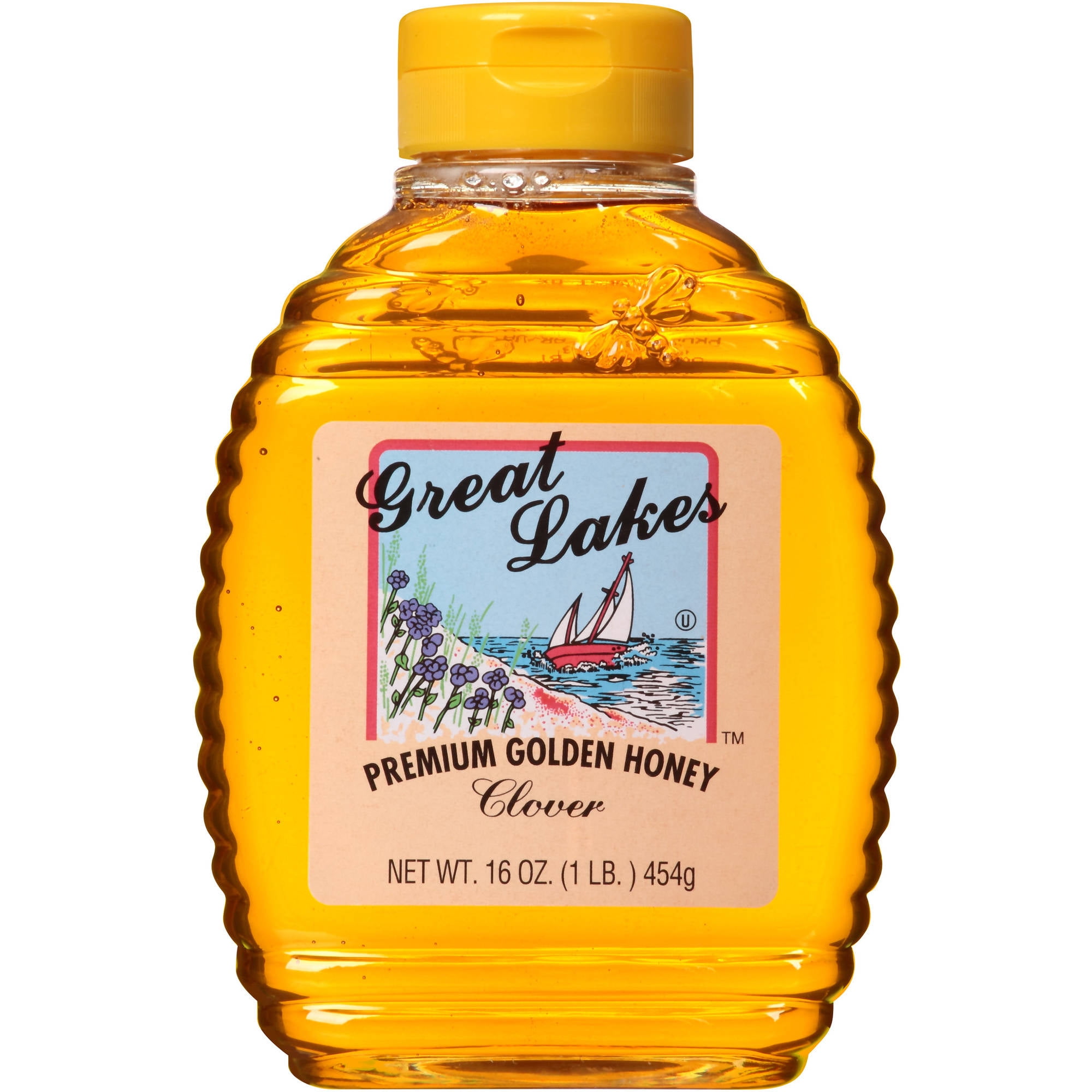 Great Lakes Premium Golden Honey Clover, 16 oz by HONEYTREE, INC.