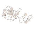 thumbnail image 3 of S SERENABLE 10 Pieces Fishing Line Sinker Slides Fishing Tackle Sinker Weights Connector White, 3 of 9