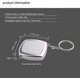 thumbnail image 2 of Tape Measure Keychain Mini Small Tape Measure 2 Meters Portable Portable Gift1pcssilver, 2 of 5