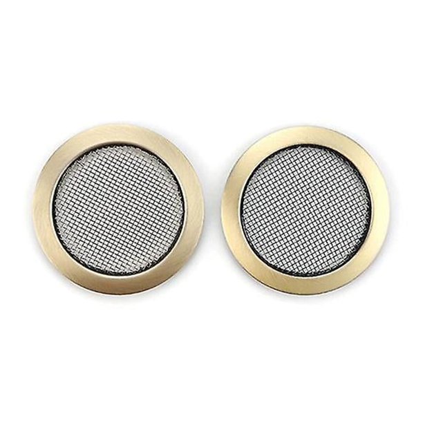 2 piezas de insertos de orificio de sonido para resonador Dobro Guitarra Caja de puros Piezas de guitarras
