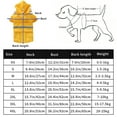 NGHnuifg Dog Raincoat Water Proof Adjustable Lightweight Rain Coat With