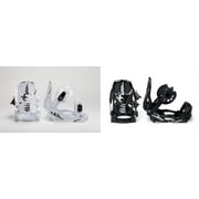 Biolage Lightweight Matrix PH611 All-Mountain Snowboard Bindings for Men's Boots, Medium, Black