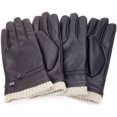 thumbnail image 5 of Gallery Seven Mens Faux Leather Warm Winter Gloves - Touch Screen Texting Glove - Gift Wrapt - Black Style 1 - L, 5 of 5