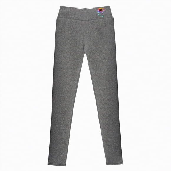 Splozh Leggings pour Femmes Doux Plus Velours Épais Leggings en Laine d'Agneau Automne et Hiver Imprimé Taille Haute Pantalon Chaud Gris,4TG