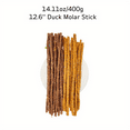 thumbnail image 2 of 7.05oz/14.11oz(200g/400g) 12.6'' Chicken/Duck Molar Stick, Natural Ingredients, Natural Dog Treats, Healthy, Easily Digestible, Dog Chews Long Lasting, And High Protein, Low Fat, 2 of 10