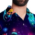 thumbnail image 5 of Game Controller Men's Short Sleeve Beach Shirts, Casual Poplin Button Down Shirt, Summer Casual Printed Unisex Shirts, 5 of 6