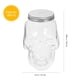 thumbnail image 3 of FELTECHELECTR 6 botellas de bebida vacías de plástico con forma de calavera de Halloween y tapas., 3 of 4
