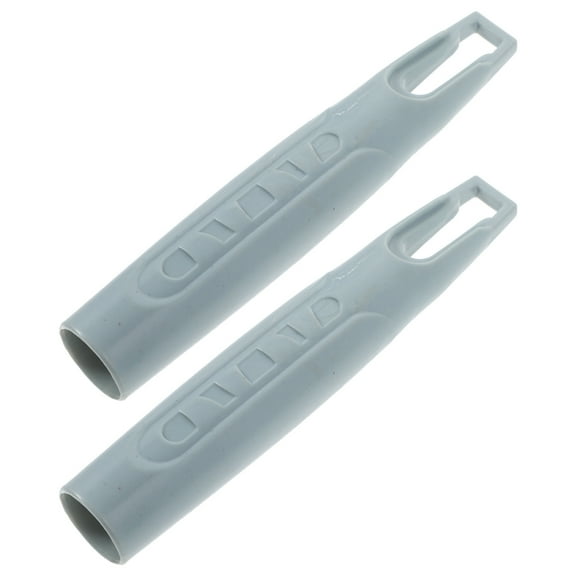 FRCOLOR Sky-blue Broom Handle End Caps for Home Use Plastic Grip Compatible with Mops and Dustpans 2pcs