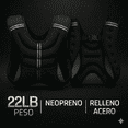 thumbnail image 2 of CHALECO CON PESO DE 22LB SADYR IDEAL ENTRENAMIENTOS DE FUERZA, 2 of 3