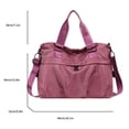 thumbnail image 2 of Bolso de viaje de gran capacidad para hombre y mujer, color morado, 2 of 9