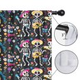 thumbnail image 4 of Blackout Kids Curtains,Day Of the Dead Halloween Pattern Childrens Insulated Curtains Set Of 2,Bedroom Essentials,Toddler Room Decor 52"x63", 4 of 5