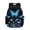 Blue Butterfly Daisy Starry Night, variant on Xixirimido Colorful Tie-dye Print 17" School Backpack for Boys Girls Multi-pocket Bookbags Elementary High School Bookbag Daypacks School Bag for Students