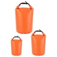 thumbnail image 4 of Bolsas secas impermeables de 3 uds, secos, 8L, 40L, 70L, organizador portátil que mantiene la bolsa seca para kayak, deportes acuáticos, rafting Naranja shamjiam Bolsas secas impermeables, 4 of 8