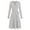 Gray, variant on Winter Dresses for Women Dressy Casual Wrap V Neck Long Sleeve Sweater Dress Ribbed Knit Pleated Midi Dresses with Belt Gray S