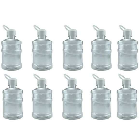 ULTNICE Transparent Plastic Drink Bottle for Storage 500ml Suitable for Juice Milk and Beverages