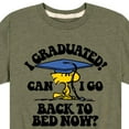 thumbnail image 3 of Peanuts - Woodstock - I Graduated! Can I Go Back to Bed Now? - Toddler & Youth Short Sleeve Graphic T-Shirt, 3 of 6