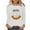 3White, variant on Drses‌‌ ‌‌‌Women's Halloween Graphic Tee - Ghost & Pumpkin Print Comfort Crewneck Long Sleeve Casual Pullover‌ Shirt‌