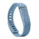 thumbnail image 2 of Accesorio de correa/banda de reloj, accesorios de repuesto para correa de reloj inteligente con cierres metálicos, correa/pulsera de reloj de TPE ecológico (grande) Azul claro, 2 of 5