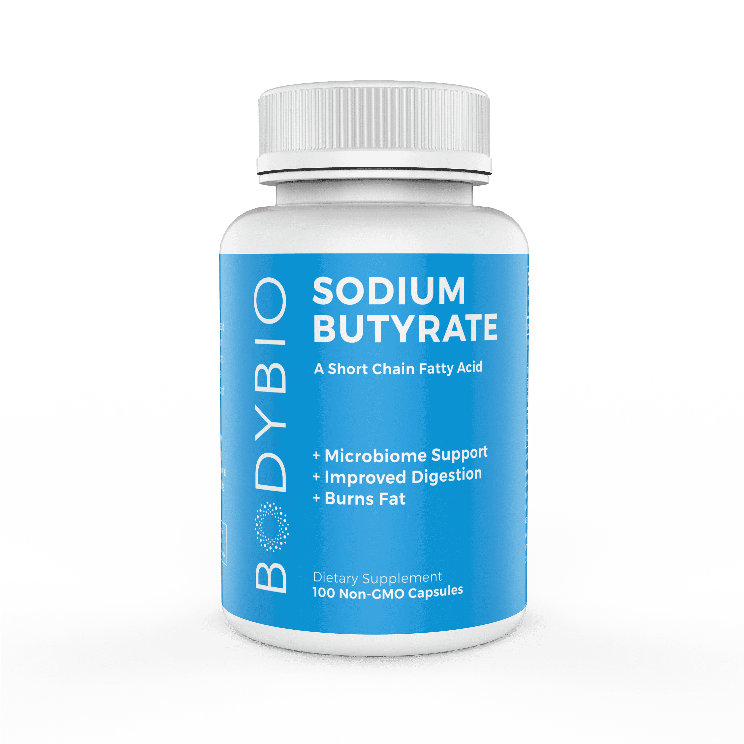 BodyBio Sodium Butyrate Gut Health Supplement 100 Capsules