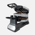 thumbnail image 3 of JS Gourmet JS GOURMET Stainless Steel Double Belgian Waffle Maker, 3 of 4