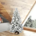 thumbnail image 3 of Vickerman 48" Frosted Beacon Pine Artificial Christmas Tree, Unlit, 3 of 3