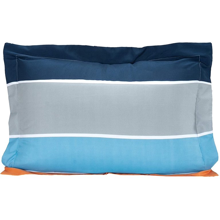 Ross Dove Gray Standard Cotton Comforter Set The Twillery Co. Size: Full Comforter + 2 Standard Shams