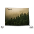 thumbnail image 1 of Colorado Forest Mountains in the Fog - 12" Vinyl Sticker Waterproof Decal, 1 of 1