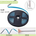 thumbnail image 2 of 9.84 Feet x 0.31 Inch Self Adhesive Caulking Tape Waterproof Peel and Stick Molding Trim Caulk Strip Gray PVC Plastic Kitchen Bathroom Gap Sealant Edging Tape for DIY, 2 of 9