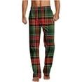 thumbnail image 2 of Aloohaidyvio Plaid Pajama Pants Mens Pajama Pants Men's Pajama Bottoms Soft Sleep Lounge Pj Pants, 2 of 5