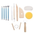 thumbnail image 1 of Shisuyan Sculpting Kit Multi Colored For Beginners Pottery Ceramics 2 Sets, 1 of 8
