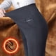 thumbnail image 2 of Pantalones de otoño e invierno para niñas gorditas de mediana edad y mayores con forro polar o sin forro polar, leggings de cintura alta para mujer, pantalones pitillo elásticos para madres, 2 of 5