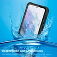 thumbnail image 4 of Allytech Samsung Galaxy S21 Case Waterproof, IP68 Waterproof Built in Screen Protector 360 Full Body Protective Shockproof Underwater Clear Case for Samsung Galaxy S21 6.2 inch, White, 4 of 8