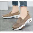 thumbnail image 3 of Women's slip-on orthopedic sports shoes with arch support low-top shoes wedge heel walking shoes, 3 of 9