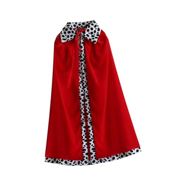 King Cape Costume Robe, King Cloak Cosplay Prince Cape, Cape Decorations, para fiesta, juego de roles, disfraces, carnaval, representaciones 130 cm para adultos Fernando Capa de disfraz de rey