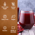 thumbnail image 6 of Syruvia Pomegranate Syrup Pure Cane Coffee Flavoring Syrup, 25.4 fl Oz With Pump, 6 of 6