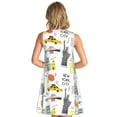 thumbnail image 7 of Spring Summer Dresses for Women 2025 - New York Swimsuit Coverup Sundresses for Women, Beach Vacation Clothes for Women, Hawaiian Tshirt Dresses for Women, 7 of 7