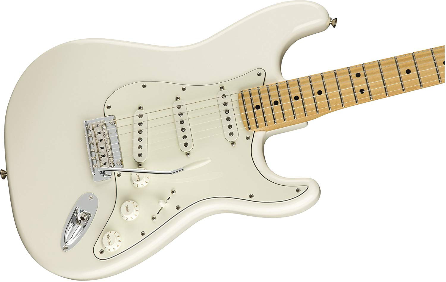 Fender Player Stratocaster Electric Guitar (Polar White, Maple 