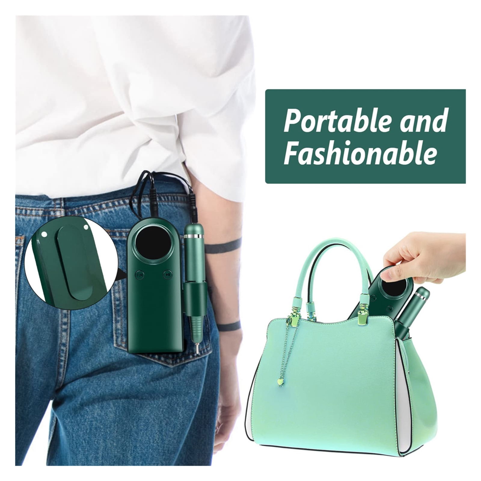 45000 RPM Electric Nail Drill Machine Rechargeable Nail Filer For Acrylic Nail Gel Nails Manicure Pedicure Polishing Shape Tools ,Quality Torque