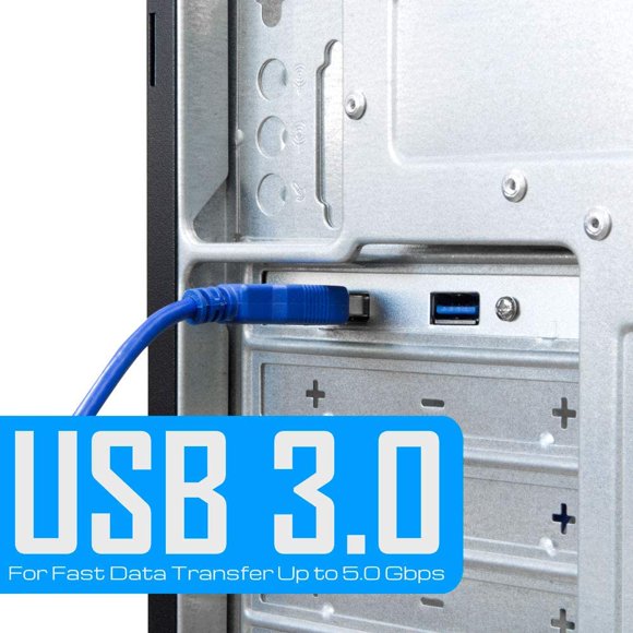 KingWin Two Port USB 3.0 Bracket Cable with Built-in 20-Pin Header (KW-PCI2USB3)